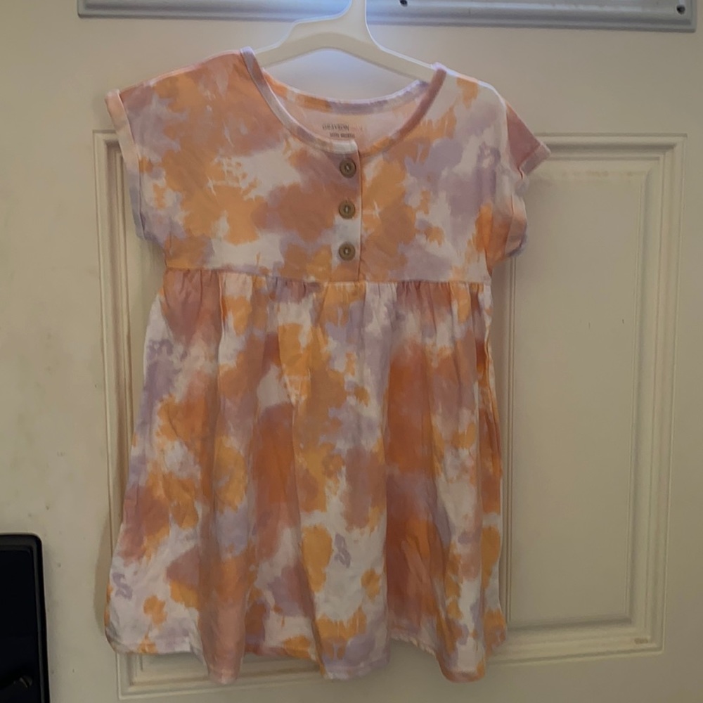 Little girls tie dye dress. Brand new